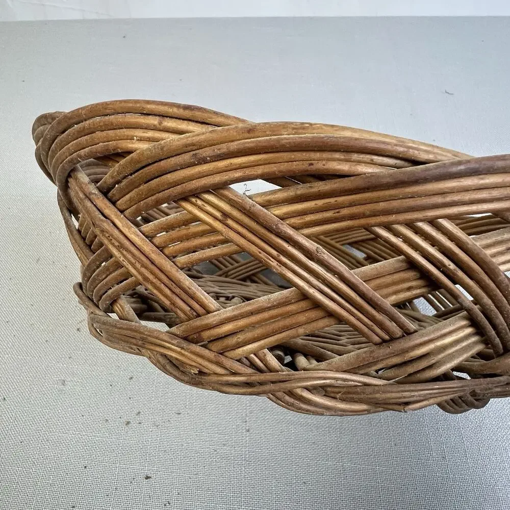 Woven Baskets Home Decor Set Of 3 Rustic Country Decorative Natural Coastal Boho